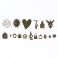thumbnail image 3 of 60 unids / set manualidades de bricolaje formas aleatorias colgantes joyería que hace hallazgos 1 Sunnimix Encanto artesanía colgante, 3 of 8