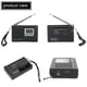 thumbnail image 4 of Portable Mini Radios FM/MW/SW Receiver with Digital Alarm Clock FM Radio Receiver Black, 4 of 4