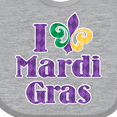 thumbnail image 4 of Inktastic I Love Mardi Gras Boys or Girls Baby Bib, 4 of 4