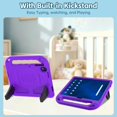 thumbnail image 4 of BMOUO Kids Case for onn 11" Core Tablet 2026 Model, Lightweight Foldable Kickstand Shockproof Handle Design Case for onn 11 Inch 2026, Purple, 4 of 6