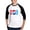 Black/White, variant on - 90S Pepsi Logo - Cotton Baseball Jersey, 3/4 Raglan Sleeve Shirt