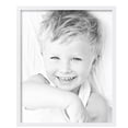 thumbnail image 2 of ArtToFrames 18" x 22" Contemporary White Picture Frame, 18x22 inch White Wood Poster Frame (WOM-4731),  Pack, 2 of 7