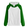 thumbnail image 4 of Timegard Sweatshirts for Women Long Sleeve Hoodies Pullover Fall Color Block Loose Tops with Pockets, 4 of 4