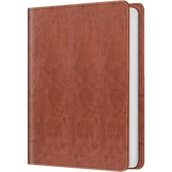 shiyou-Fintie Photo Album 4x6 Photos - 112 Photos Premium Vegan Leather Cover with Snap Fastener, Portable Wallet Photo Albums (Vintage Brown)