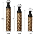 thumbnail image 2 of Floor Vases Decorative Tall - 24.8/29.1/33.8 in Metal Cylinder Vases Extra Large Decorative Vase Set of 3 Living Room Luxury Big Standing Decor for Dining Bedroom Home Corner Indoor, 2 of 17