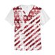 thumbnail image 1 of Camiseta gráfica con cuello dividido y bandera para hombre de INC, blanca, mediana, 1 of 1