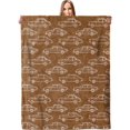 thumbnail image 1 of Manta con temática de coche estética: manta de franela ultra suave, cálida y ligera para sofá, oficina, viajes: regalo perfecto, cómodo y elegante para todos, 50 x 40 pulgadas, 1 of 6