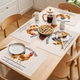 thumbnail image 5 of Farmhouse Placemats Set of 2, Retro Home Sweet Home Watercolor Sheep Non-Slip Place Mats Washable Table Mats for Kitchen Dining Table Decorations Indoor/Outdoor, 5 of 9