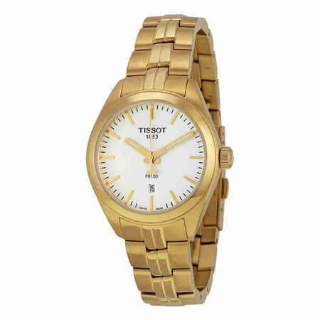 Tissot Women's T101.210.33.031.00 Gold Stainless-Steel Swiss Quartz Watch