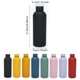 thumbnail image 3 of Bearachild Deportes al aire libre 500 ML Frasco de vacío Botella portátil Taza aislada de acero inoxidable Tazas de aislamiento para suministros de Suministros térmicos Amarillo Bearachild HA071544-02, 3 of 6
