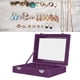 thumbnail image 5 of Joyero Pequeño De Terciopelo, Organizador Con 24 Compartimentos, Joyero, Caja De Almacenamiento Para Pendientes Y Anillos, Joyero Con Cerraduras, 5 of 7