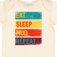 thumbnail image 4 of Inktastic Motocross BMX off Road Eat Sleep Mud Repeat Boys or Girls Baby Bodysuit, 4 of 5