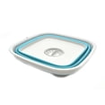 thumbnail image 4 of SAMMART 9.3L (2.46Gallon) Collapsible Dishpan with Draining Plug - Foldable Washing Basin - Portable Dish Washing Tub - Space Saving Kitchen Storage Tray, 4 of 7