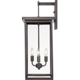 thumbnail image 3 of Millennium Lighting 42603-PBK Barkeley 4 Light 27" Tall Outdoor Wall Sconce - Black, 3 of 7