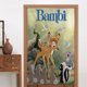 thumbnail image 1 of Cortina de puerta Bambi para entrada, cortina opaca con estampado de patrón, cortina divisoria de ambientes, tapiz para decoración del hogar, 34" de ancho x 56" de largo, 1 of 7