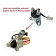 thumbnail image 5 of Starter Motor Solenoid with 2-Wire Pigtail Plug Replacement for Pulsar Dual Fuel LPG 10000W Generator for Westinghouse WGen9500DFc/WGen9500DF/WGen9500/WGen7500DFc/WGen7500DF /WGen7500 Generators, 5 of 8