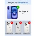 thumbnail image 2 of Funda Batería NEWDERY para iPhone 16 5000mAh 6.1" Negra, 2 of 7