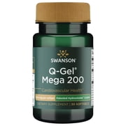 Swanson Q-gel Mega 200 200 mg 30 Softgels