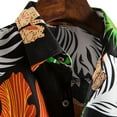 thumbnail image 5 of Mchoice Mens Hawaiian Shirts Summer CasualShort Sleeve Regular Fit Tropical Printed Button Down Beach Shirts for Men, 5 of 6