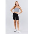thumbnail image 4 of J. METHOD Women's Tube Top Strapless Crop Casual Basic Slim Fit Stretch Cropped T Shirts, 4 of 4