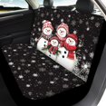 thumbnail image 4 of Pzuqiu Snowmen Car Seat Covers Full Set, Suitable for Auto Seats Automotive Seat Car Seats, Front and Rear Seat Cover Set for Cars Trucks, 4 of 10