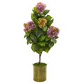 thumbnail image 1 of Nearly Natural 9456 51 in. Hydrangea Artificial Plant in Metal Planter, 1 of 1