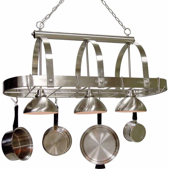 Volume Lighting 3-Light Pot Rack