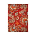 thumbnail image 2 of Rugsotic Carpets Hand Tufted, Floral Wool Area Rug, Dark Red, 8'x11', 2 of 2
