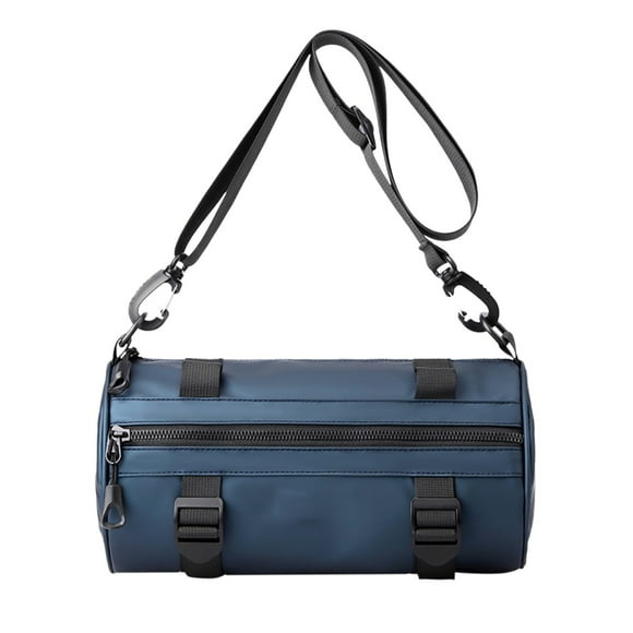 Kyusrd Offres d'Été pour Patio Extérieur! Sac Cylindrique Bandoulière Tendance à la Mode Sac Cylindrique Fonctionnel Grande Capacité Rangement Imperméable Sac de Poitrine pour Hommes