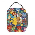 thumbnail image 2 of Pokemon Characters Cartoon Thermal Insulated Lunch Bags for School Portable Bento Box Cooler Thermal Lunch Box, 2 of 5