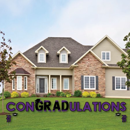 Purple Grad - Best is Yet to Come - Yard Sign Outdoor Lawn Decorations - 2019 Graduation Yard Signs - (Best Lawn Edger 2019)