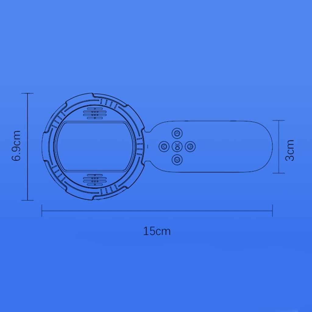 Kids Educational Magnifying Tool 200MP Imaging Adjustable LED Light Portable Science Observation