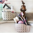 thumbnail image 2 of Kitchen Sink Shelving Bag Dish Cloths Rack Suction Sponge Hanging Drain Holder, 2 of 3