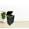 thumbnail image 2 of Linen Chest Laundry Basket with 2 Inner Bags and Lid - Black, 2 of 3