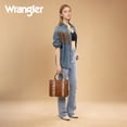 thumbnail image 3 of Wrangler Aztec Tote Bag for Women Boho Shoulder Purse, Leopard-red, 3 of 7