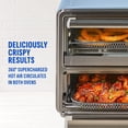 thumbnail image 4 of PowerXL SmartSynx Four à Double Porte, 8 Préréglages de Cuisson à Touche Rapide Incluant Frire à l'Air, Rôtir, Cuire, Griller, Réchauffer et Plus, Cuire 2 Aliments Différents en Même Temps, Grande Capacité et Température Réglable, 4 of 4