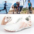 thumbnail image 1 of [Modelo Personalizado] [Lote Mixto 1000] Zapatos Gruesos para Rastrear Ríos Al Aire Libre Zapatos Deportivos Zapatos para en Interiores (Blanco 39), 1 of 9