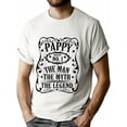 thumbnail image 1 of Pappy Meilleur T-Shirt Graphique No.1, Col Rond Décontracté, Tee-Shirt en Polyester Légèrement Extensible, Coupe Régulière, avec Design Imprimé pour Adultes, Haut en Tissu Tricoté d'Été, 1 of 8