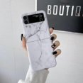 thumbnail image 1 of Marble Shockproof Phone Case Cover Protection For Samsung Galaxy Z Flip 3 4 5g, 1 of 1