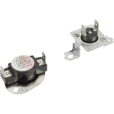 279973 Dryer Thermal Cut-Off Fuse Kit - Compatible with Whirlpool & Kenmore Dryers - Replaces 3391913 8318314 AP3094323 PS334387