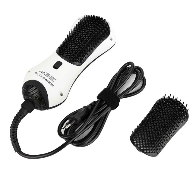 Anion Infrared Hair Dryer Brush Rotating Curling Straightening Massaging Hair Blow EU Plug