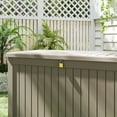 thumbnail image 7 of PartyKindom Large Outdoor Coffee Weatherproof Patio Storage Box for Garden and Deck, 7 of 7