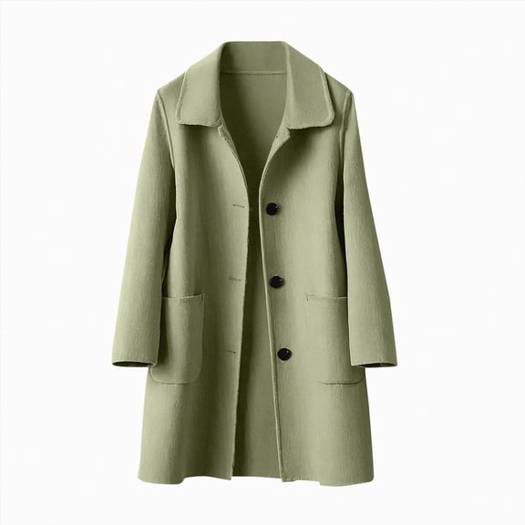 WXFAZCVU Girls' Winter Jackets with Button Trench Coat Kids Fall Fashion Clothing Going Out Size 10-11 Years