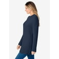 thumbnail image 3 of Woman Within Plus Size Ultra Soft Waffle Thermal Sweatshirt, 3 of 5