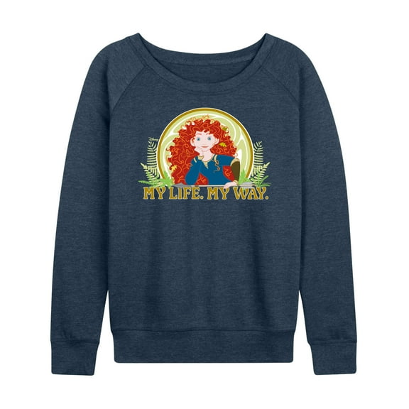 Disney Princess - My Life My Way - Women's Lightweight French Terry Long Sleeve Shirt