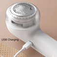 thumbnail image 6 of USB Lint Remover, 6 Stainless Steel Blade Fabric Shaver, Fuzz Remover for Clothes Bed Sheets Socks, Efficient Pilling Removal, Rechargeable, Portable, 6 of 9