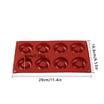 thumbnail image 4 of Wosthever Moldes de silicona para pasteles, antiadherente, reutilizable, 8 rejillas, Adorable horno resistente al calor, gelatinas de Chocolate, Herramientas y accesorios para hornear, 4 of 5