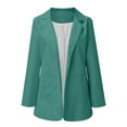 thumbnail image 4 of Veste de Travail pour Femmes, Tunique à Simple Boutonnage, Cardigan Confortable, Veste Extensible, Boutonnée, Élégante, Couleur Unie, Blazer de Mode, 4 of 6