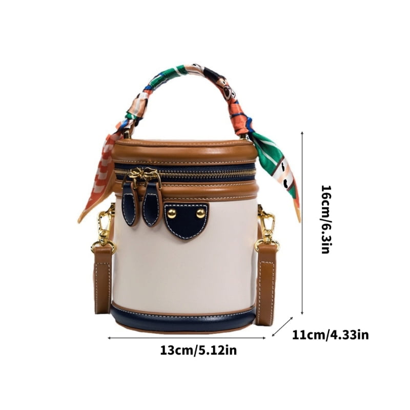 All-Matching Shoulder Crossbody Bag for Women Handbag Korean Styles Bucket Bag