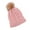 Pink, variant on Fnooota Womens Winter Beanies, Outdoor Soft Warm Windproof Hats for Women Beige Size Free Size